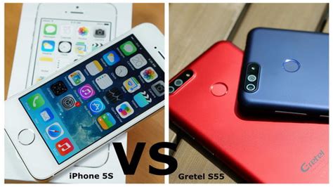 Smartphone Specs Comparison Gretel S55 Vs Iphone 5s
