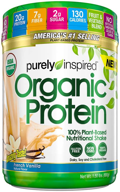 Purely Inspired Organic Plant Protein Powder Vanilla 20g Protein 1