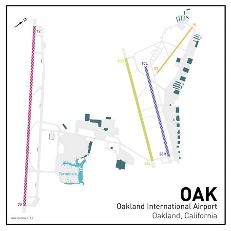Terminal Oakland Airport Map