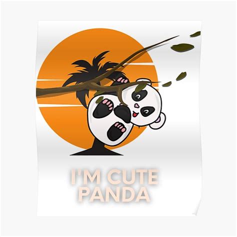 Panda Cute Panda Classic Poster For Sale By Provishckimb Redbubble