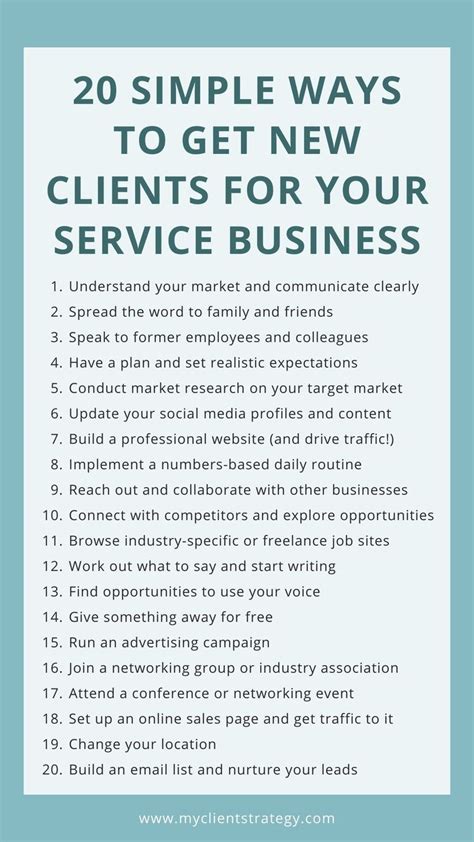 How To Get Clients 20 Simple Ways To Get Your First Client How To