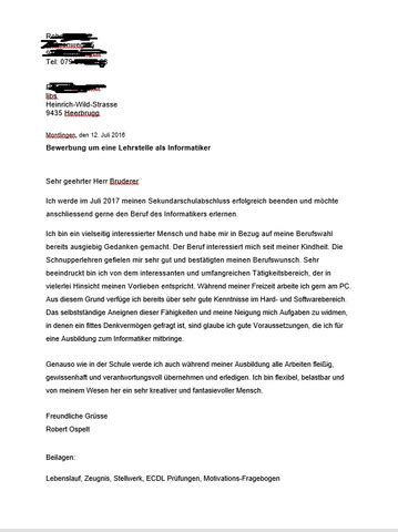 Wo hat der kaufmann mehr chancen gegen eine kauffrau? Bewerbung Einzelhandel Lehre
