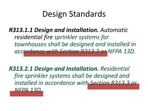 PPT Residential Fire Sprinklers In The CA Codes PowerPoint Presentation ID