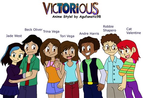 Victorious Anime Style By Agufanatic98 On Deviantart