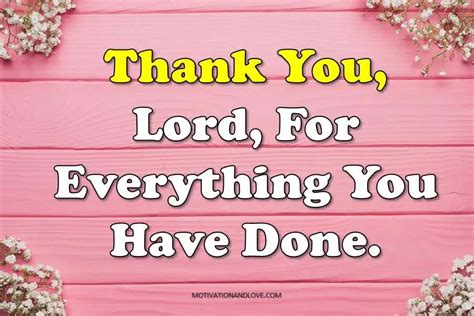 2020 Awesome Thank You Lord Quotes For All Blessings Motivation And Love