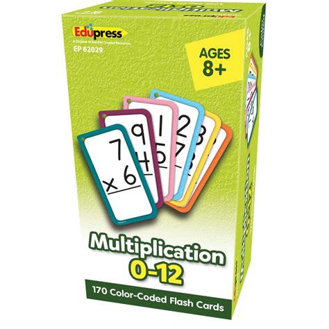 Multiplication Flash Cards All Facts 0 12 Tcr62029 Teacher