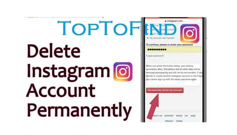 Once your account is deleted, your photos, videos, followers, and all other account data will be permanently removed from instagram after 30 days. How To Permanently Delete An Instagram Account 2019 - Top ...