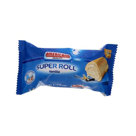 Buy Americana Super Cake Roll Vanilla 60g Online Lulu Hypermarket Kuwait