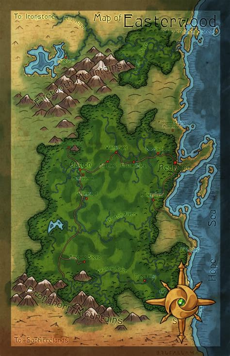Create Your Custom Fantasy World Map By Brutallama Fiverr