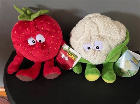 Bnwt Goodness Gang Cauliflower And Strawberry Co Op Plush Toy Teddy £14