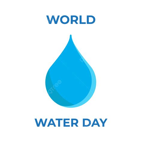World Water Day Vector Art Png Water World Day Element Logo Element