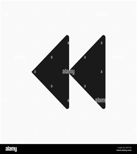 Media Player Rewind Button Stock Vector Image And Art Alamy