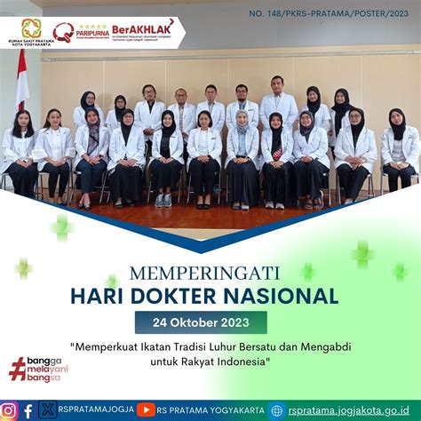 Rs Pratama Yogyakarta Selamat Hari Dokter Nasional