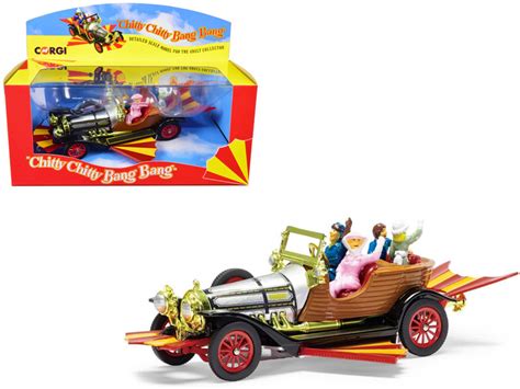 Chitty Chitty Bang Bang Car with 4 Sitting Figures "Chitty Chitty Bang
