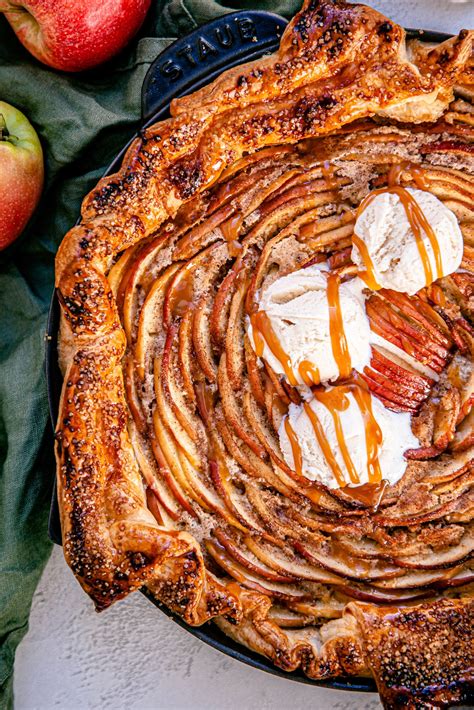 Puff Pastry Apple Galette The Bitery