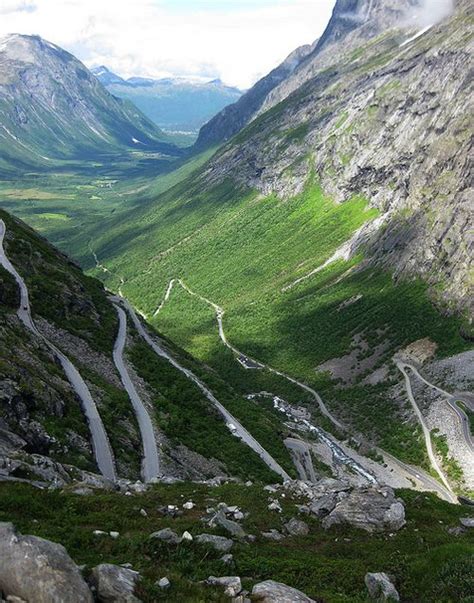 Trollstigen Mountain Road In In Møre Og Romsdal Norway By Wonky Knee