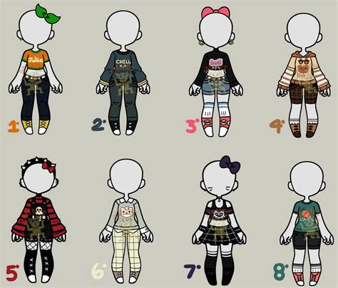 Closed Outfit Adopties By Imaddictedtomemes On Deviantart