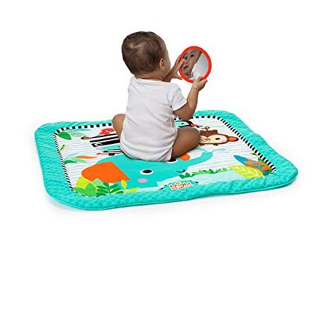 Bright Starts Zig Zag Safari Activity Gym And Play Mat With Take Along