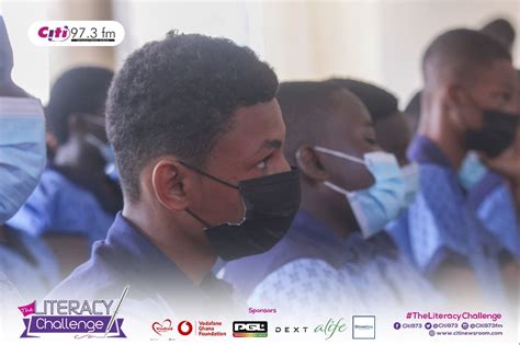 The Literacy Challenge Citi Fm Team Interacts With Students Of