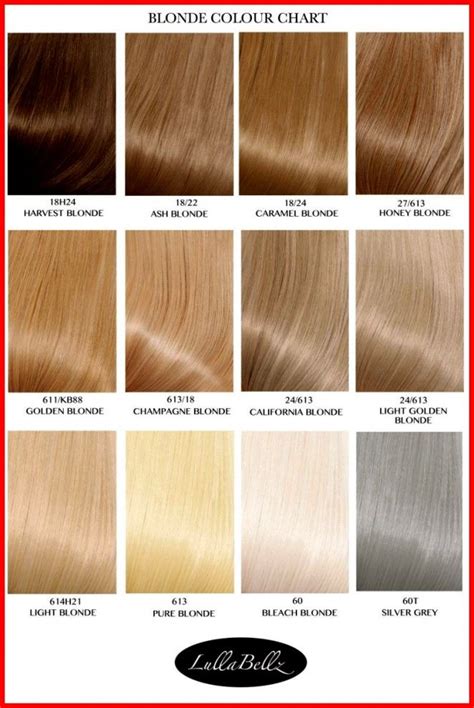Nice And Easy Blonde Color Chart