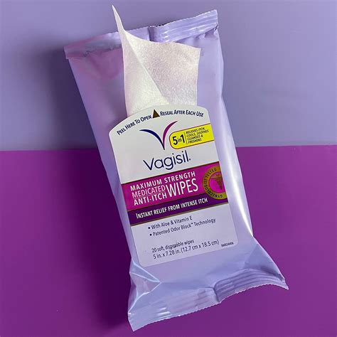 Vagisil Wipes Medicated Anti Itch Wipes Vagisil