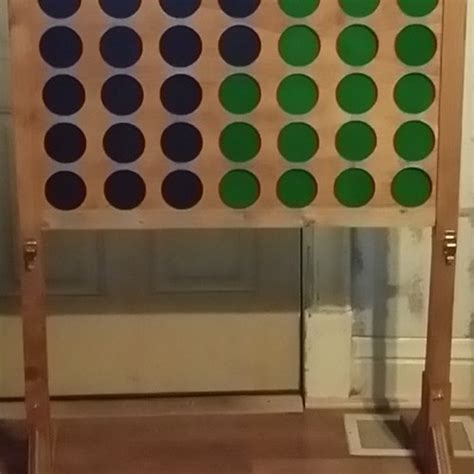 Giant Homemade Connect 4 Game Finished Etsy
