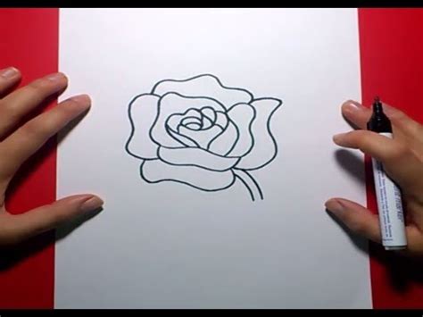 Como Dibujar Una Rosa Facil Para Ni Os Paso A Paso C Mo Dibujar Un Rosa