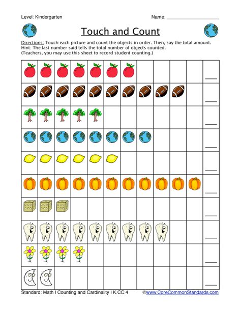 Common Core Worksheets Multiples