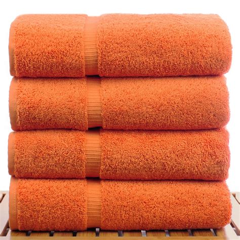 Coral Bath Towels