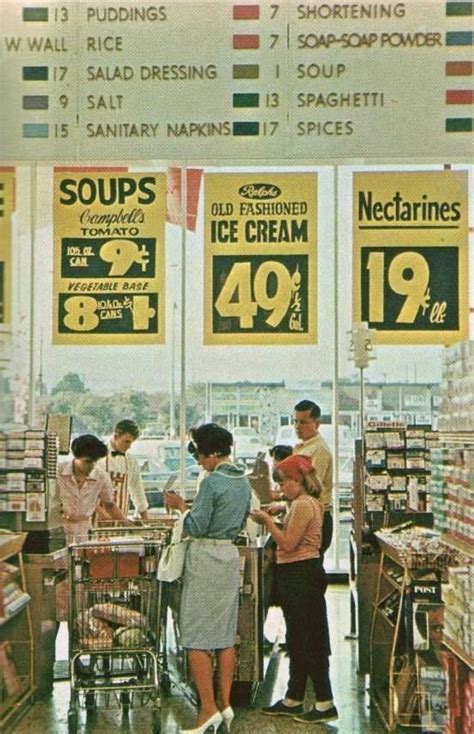 A Nostalgic Look At Supermarkets In 1965 Check Out Those Prices Vintage Memory Vintage Life