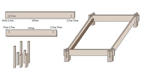 Bett selber bauen bauplan fur doppelbett hochbett futon bett. Bett selber bauen mit Anleitung