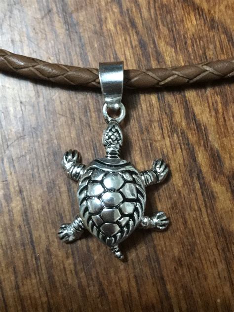 Turtle Pendant Necklace Moveable Darcizzle Offshore