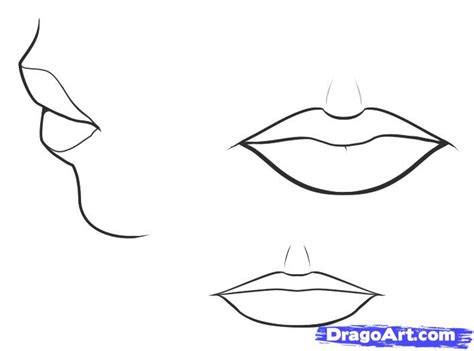 How To Draw A Mouth Step By Step Mouth People Free