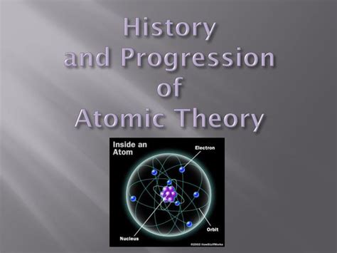 Ppt History And Progression Of Atomic Theory Powerpoint Presentation