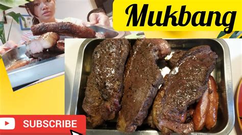 Mukbang Beef Steak Youtube