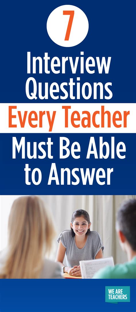 The Most Common Teacher Interview Questions Weareteacehrs