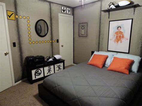 Diy Geeky But Cool Portal Themed Bedroom 57 Pics