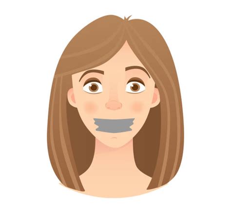 Best Cartoon Of A Tape On Mouth Illustrations Royalty Free Vector Graphics And Clip Art Istock