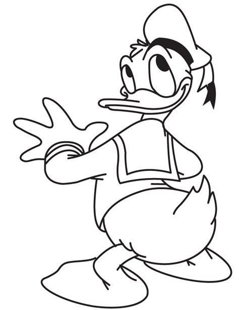 Donald Duck Face Coloring Pages Fun And Creative Activity For Kids