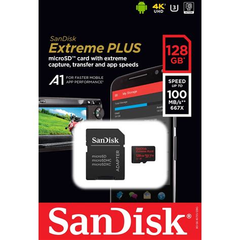 Sandisk 128gb Extreme Plus Micro Sd Card Sd Memory Cards