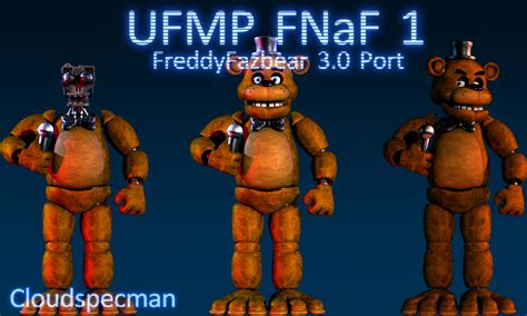 Ufmp Fnaf1 Update3 Freddy Blender 30 Port By Cloudspecman On Deviantart
