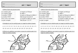 Exercice Numération : CE1 - Cycle 2
