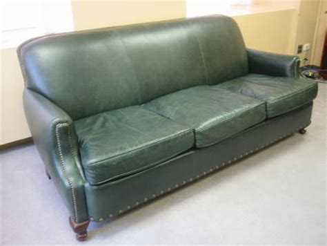 Leather sectional sofa with 3 power recliners, power headrests, 2 consoles, and usb power outlet $4,873.00 sale $2,999.00 Traditional Green Leather Sofa - Conklin Office Furniture