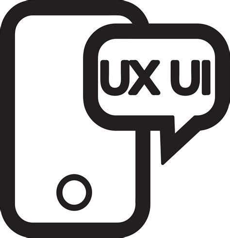 Ui Ux Icona Segno Design PNG