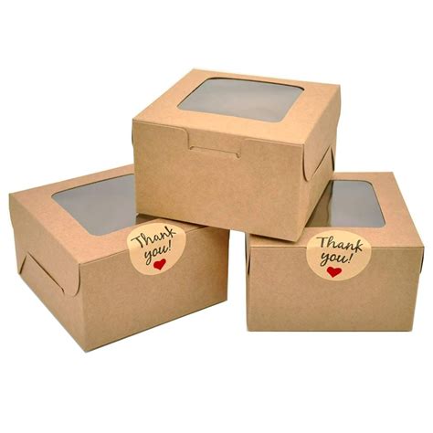 Prices May Vary Value Pack 50 Pcs Mini Cake Boxes Feature A