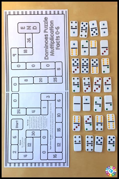 Use Basic Facts to Solve These Dominoes Math Puzzles! – Games 4 Gains