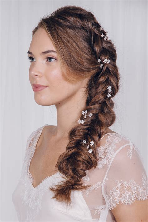 Braiding hair is simple and fun. A Guide to Bridal Hair Accessory Styling with Debbie ...