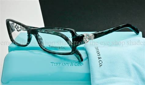 Tiffany And Co Tf 2048 B 8129 Eyeglass Frame Crystal Black Blue Silver