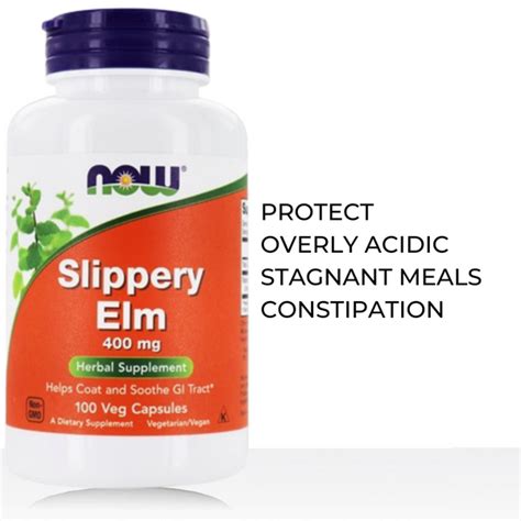 Buy Slippery Elm Capsules Designed For Overly Acidic And Constipation Issues Rachel S Tea