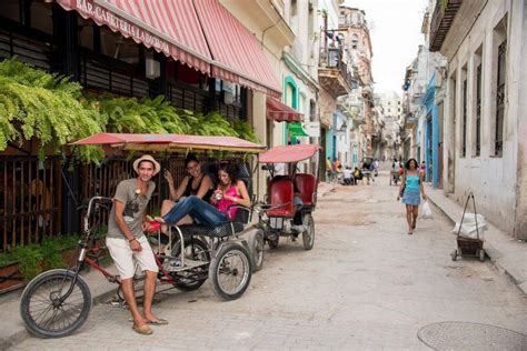 Bici Taxi Girl In Havana Cuba Cuba Havana Cuba Havana